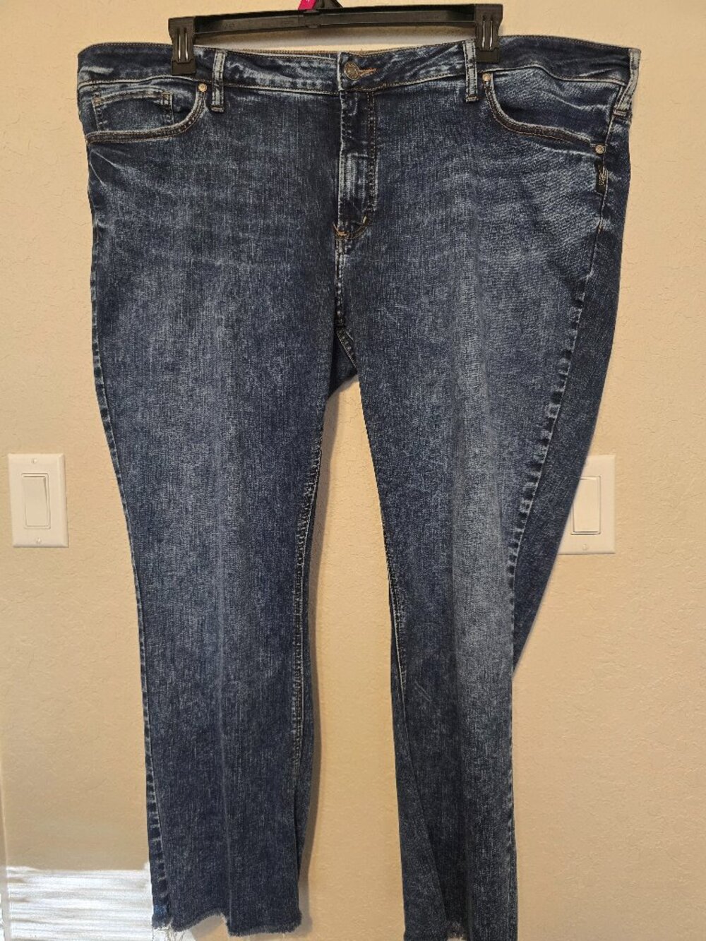 Silver Jeans Co. Elyse Raw hem | Cropped Jeans | Size 24 |27" Inseam | INV#16